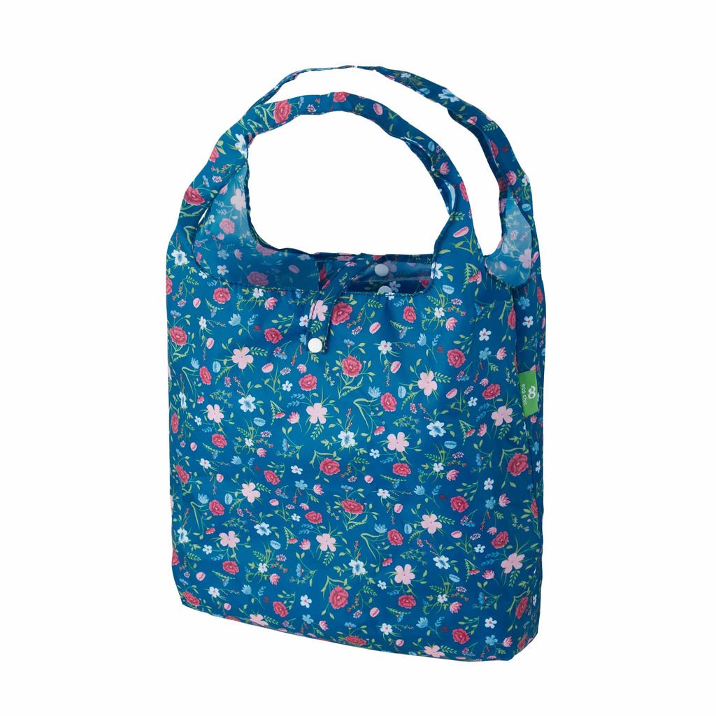 Lightweight Foldable Reusable Shopping Bag Floral - RUTHERFORD & Co