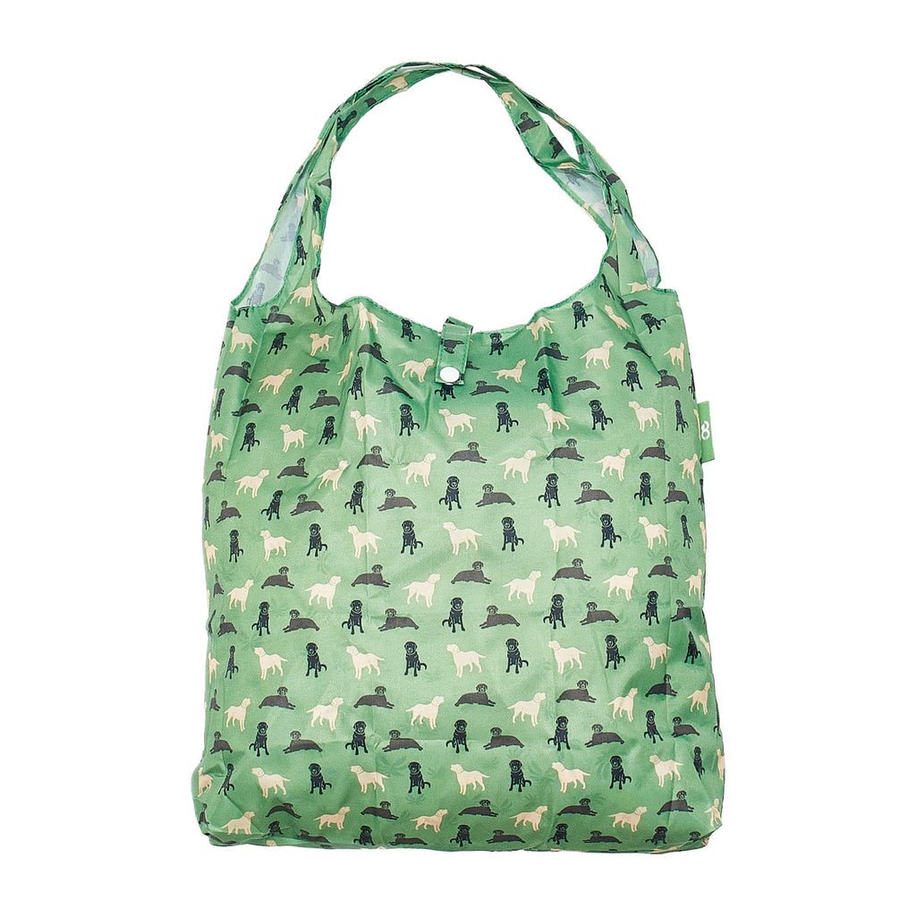 Lightweight Foldable Reusable Shopping Bag Labradors - RUTHERFORD & Co