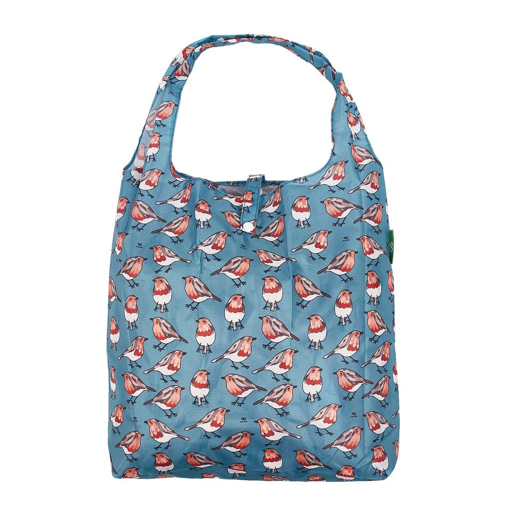Lightweight Foldable Reusable Shopping Bag Robins - RUTHERFORD & Co