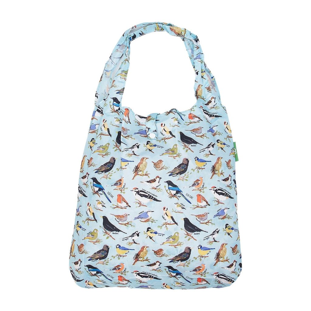 Lightweight Foldable Reusable Shopping Bag Wild Birds - RUTHERFORD & Co