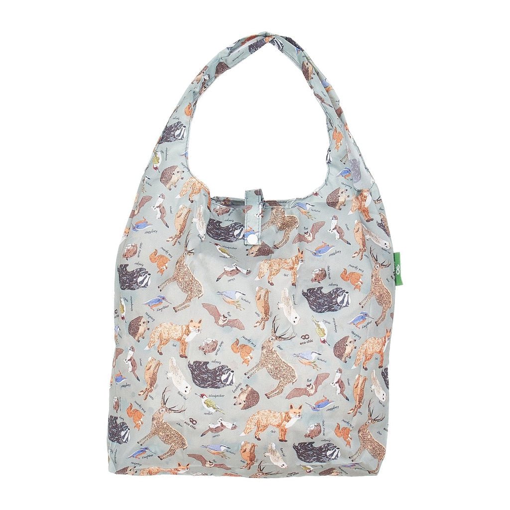 Lightweight Foldable Reusable Shopping Bag Woodland - RUTHERFORD & Co