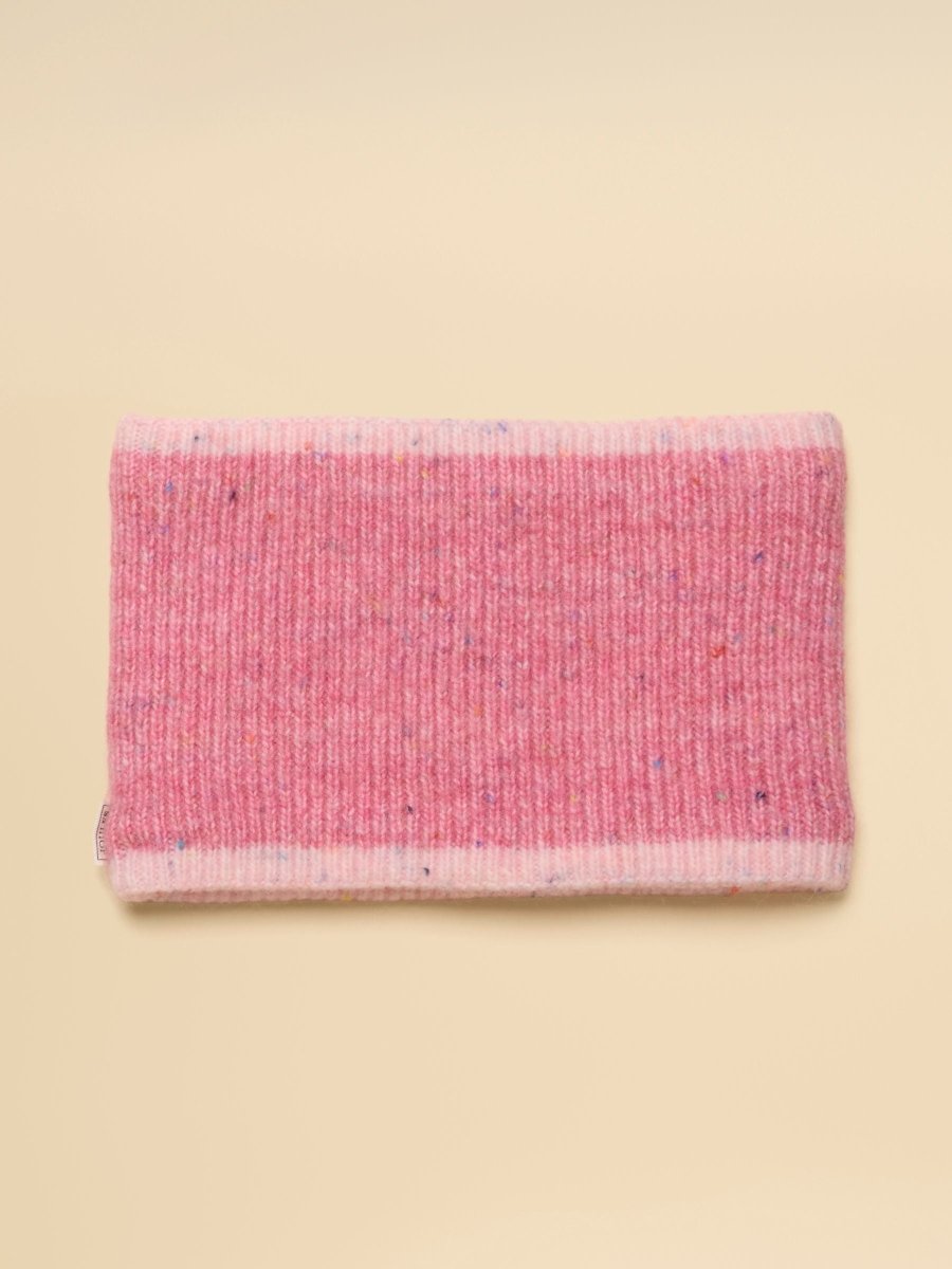Lined Snood - Pink - RUTHERFORD & Co