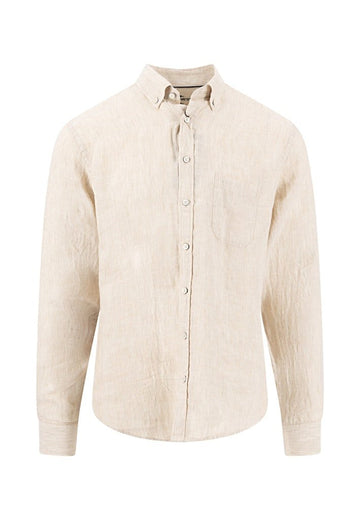Linen Stripe, B.D., 1/1 Sand - RUTHERFORD & Co