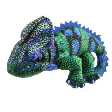 Little Creatures Finger Puppet/Chameleon (Blue - Green) - RUTHERFORD & Co