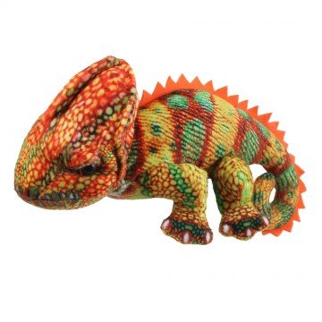 Little Creatures Finger Puppet/Chameleon (Orange) - RUTHERFORD & Co