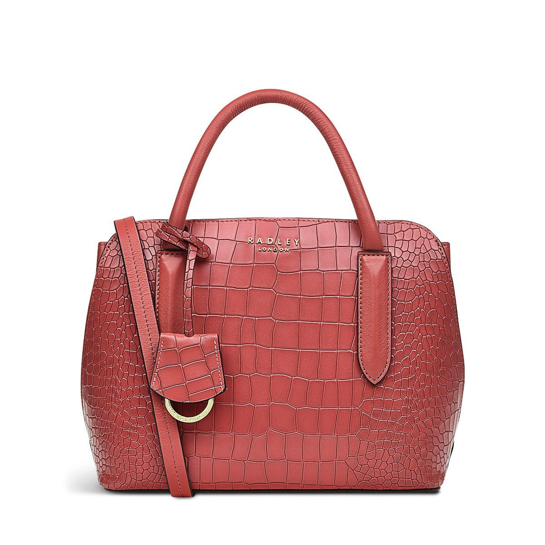 LIVERPOOL STREET 2.0 - FAUX CROC Small Zip - Top Satchel - RUTHERFORD & Co