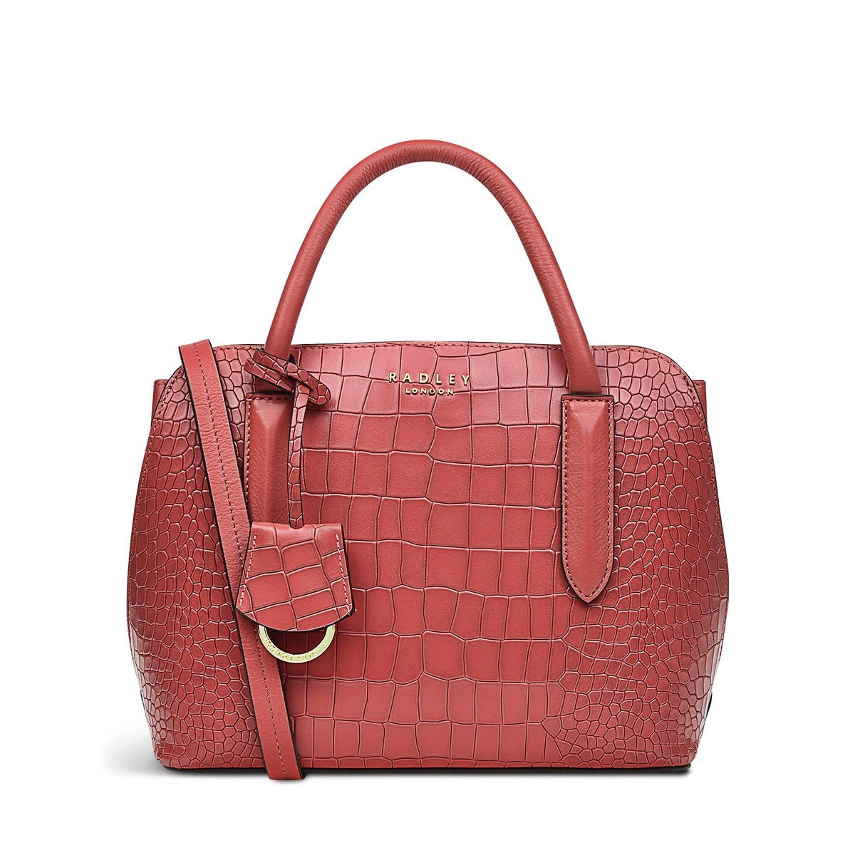 LIVERPOOL STREET 2.0 - FAUX CROC Small Zip - Top Satchel - RUTHERFORD & Co