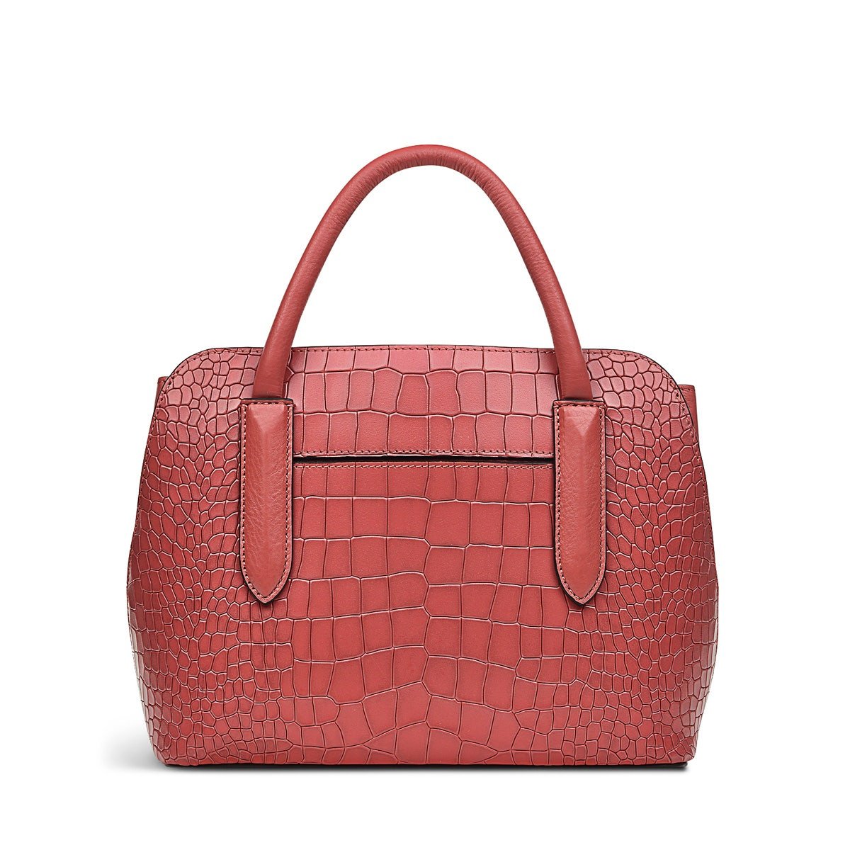 LIVERPOOL STREET 2.0 - FAUX CROC Small Zip - Top Satchel - RUTHERFORD & Co