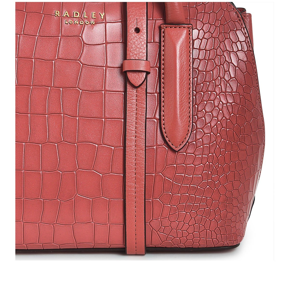 LIVERPOOL STREET 2.0 - FAUX CROC Small Zip - Top Satchel - RUTHERFORD & Co