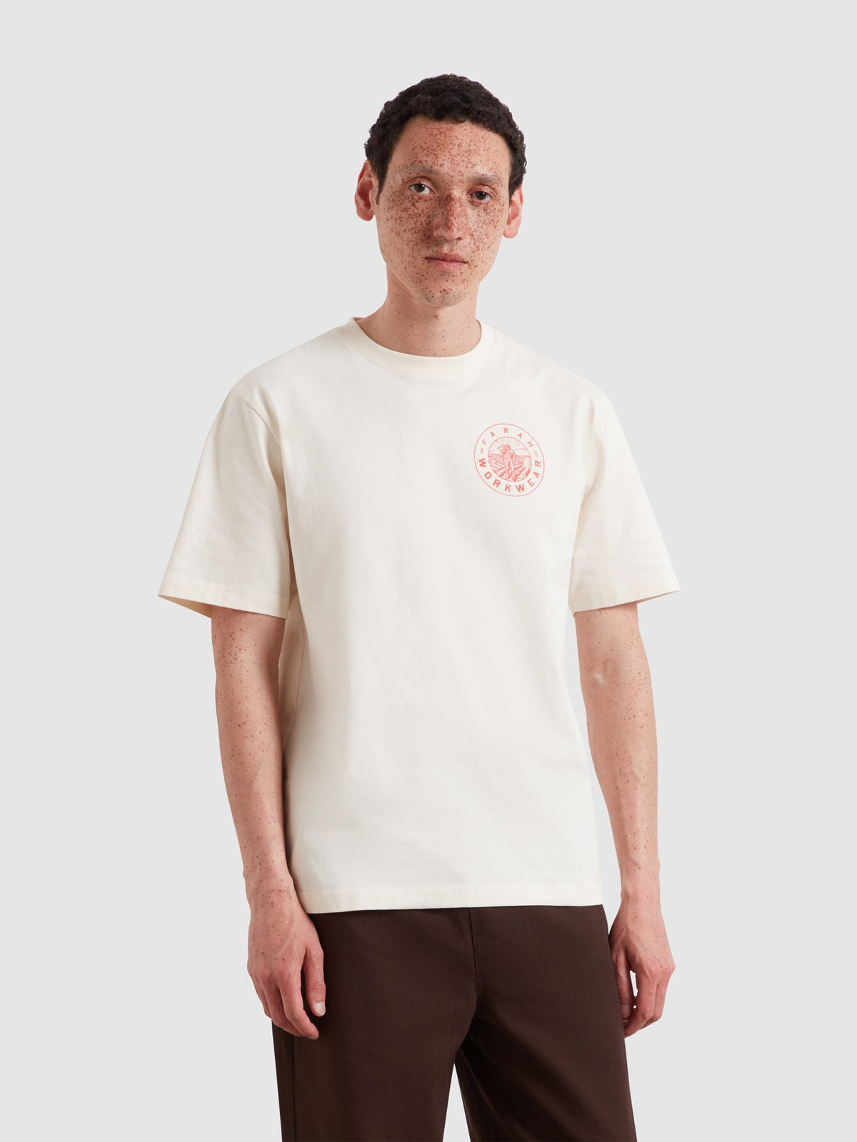 Haise Graphic T-Shirt In Ecru