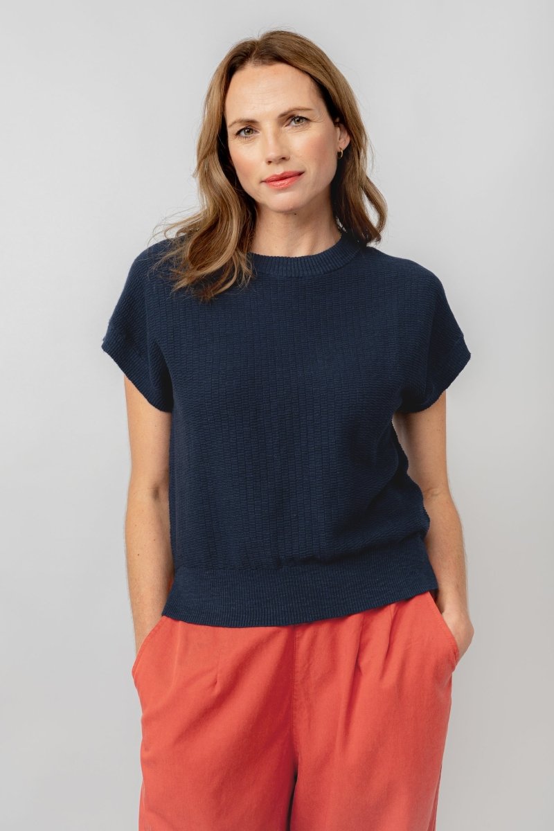 Lola Cotton Knitted Tank Top - RUTHERFORD & Co