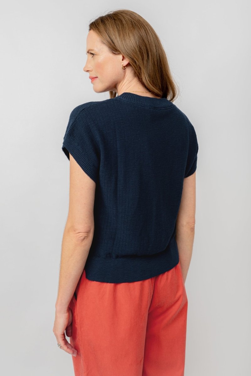 Lola Cotton Knitted Tank Top - RUTHERFORD & Co