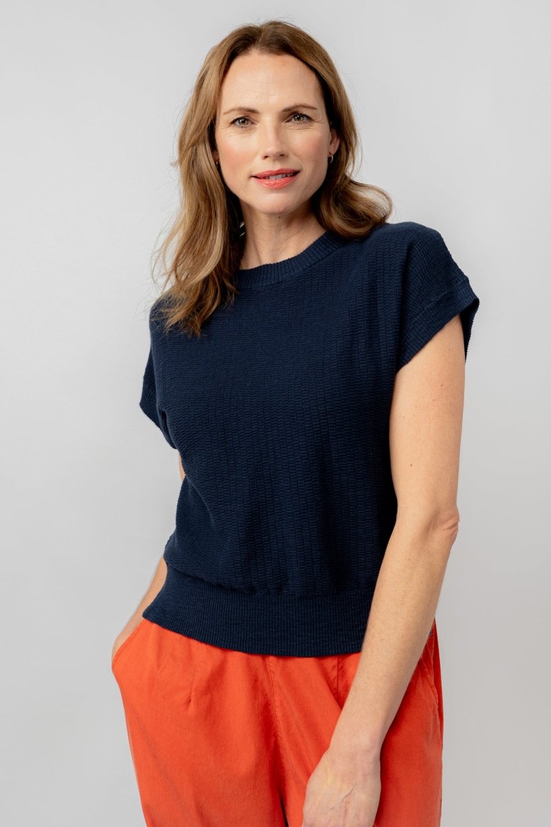 Lola Cotton Knitted Tank Top - RUTHERFORD & Co