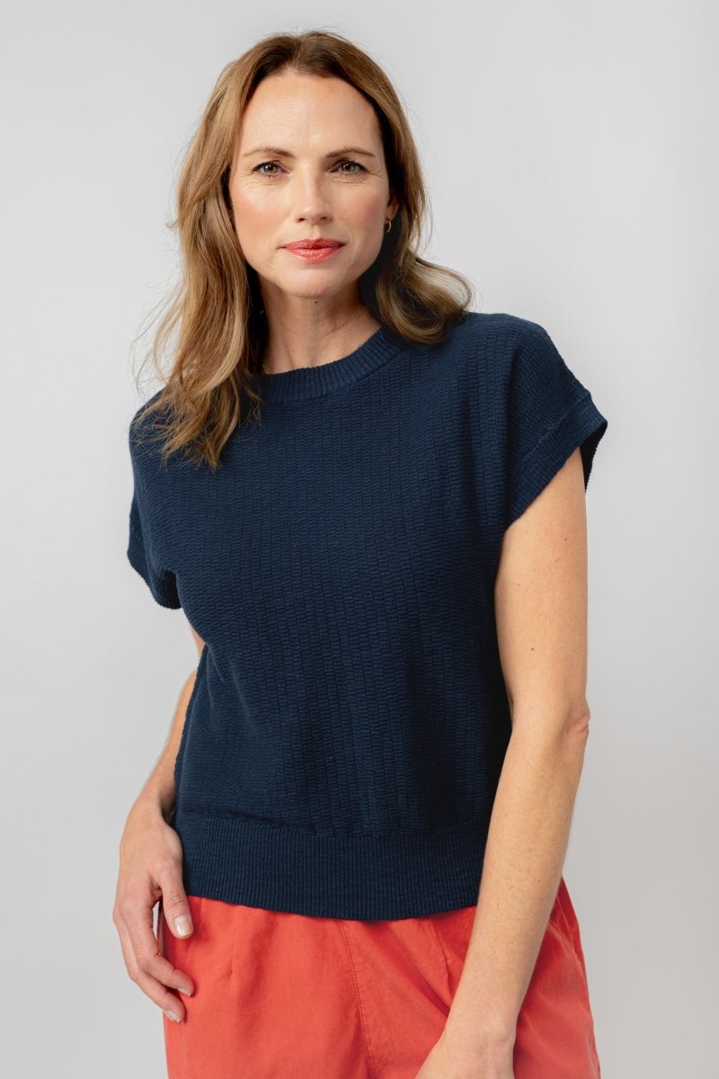 Lola Cotton Knitted Tank Top - RUTHERFORD & Co