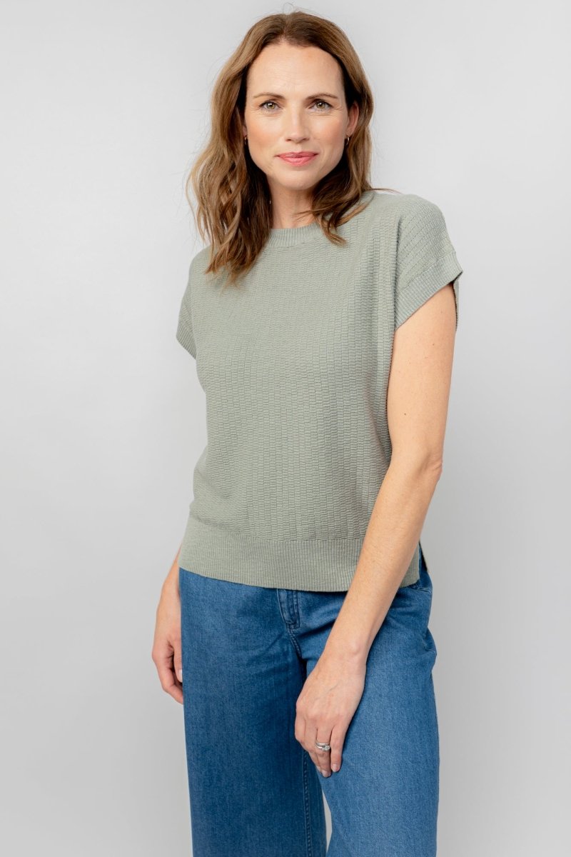 Lola Cotton Knitted Tank Top - RUTHERFORD & Co