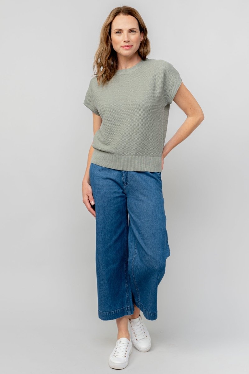 Lola Cotton Knitted Tank Top - RUTHERFORD & Co