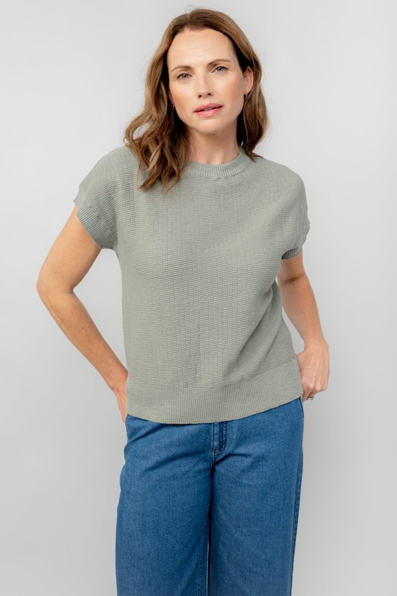 Lola Cotton Knitted Tank Top - RUTHERFORD & Co