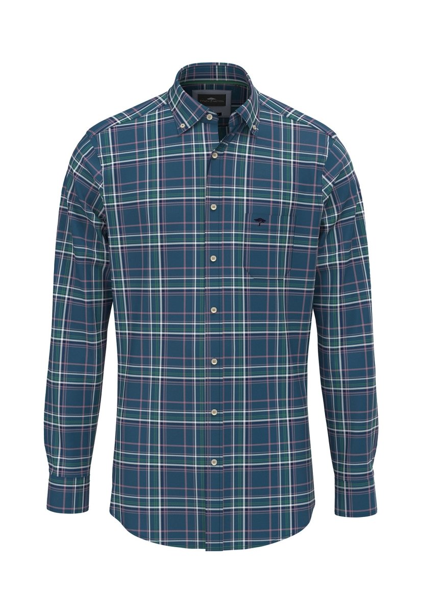 Long Sleeved Check Shirt - RUTHERFORD & Co