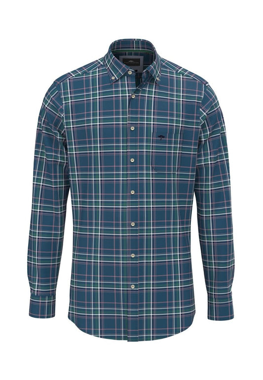 Long Sleeved Check Shirt - RUTHERFORD & Co