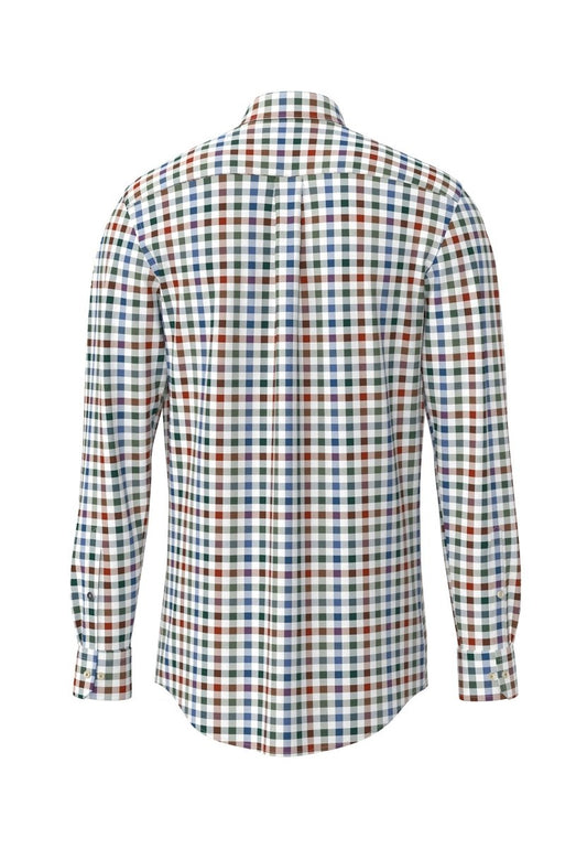 Long Sleeved Check Shirt - RUTHERFORD & Co