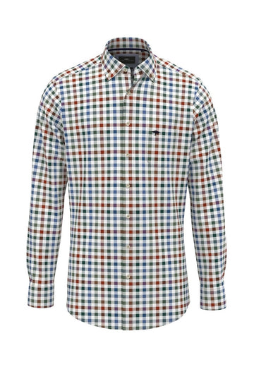 Long Sleeved Check Shirt - RUTHERFORD & Co