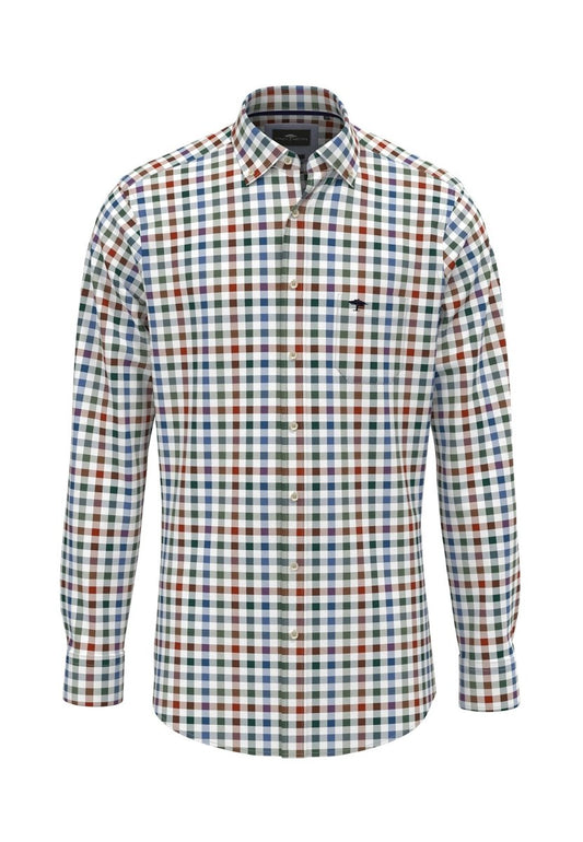 Long Sleeved Check Shirt - RUTHERFORD & Co
