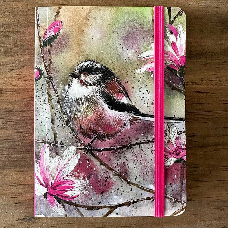 Long Tailed Tit Small Chunky Notebook - RUTHERFORD & Co