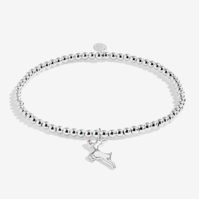 Love From Santa 'Rudolph The Reindeer' Bracelet in Silver Plating - RUTHERFORD & Co
