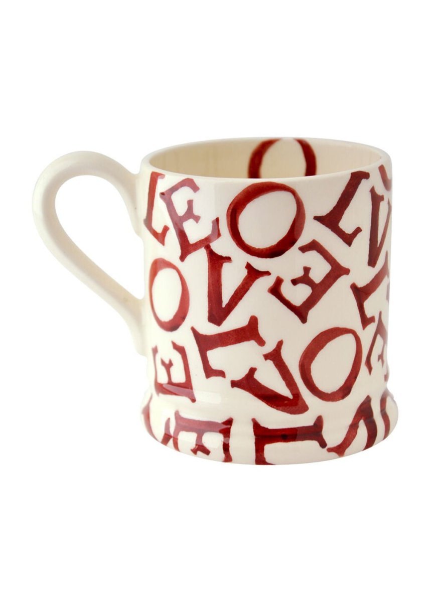 L.O.V.E. Polka Dot Red 1/2 Pint Mug - RUTHERFORD & Co