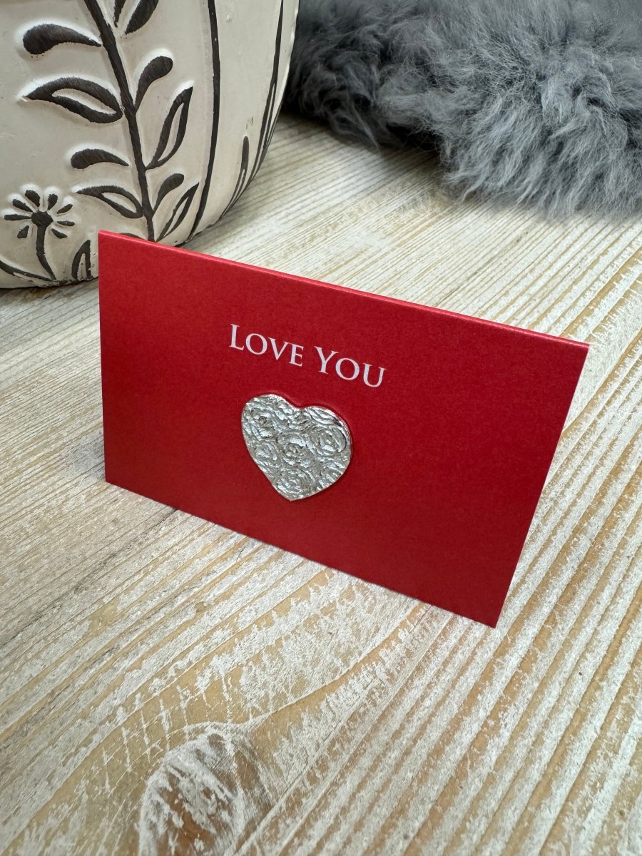Love You Carded Charm - RUTHERFORD & Co