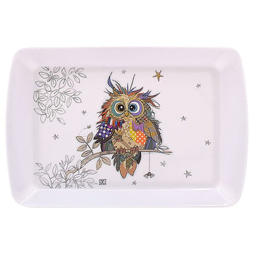 Bug Art Small Tray Otto Owl