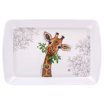 Bug Art Small Tray Gina Giraffe