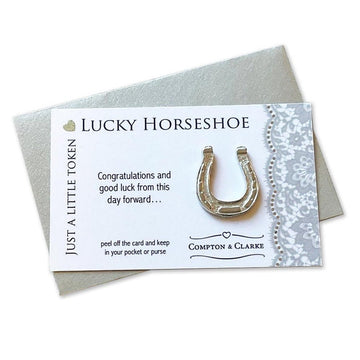 Lucky Horseshoe Carded Charm - RUTHERFORD & Co