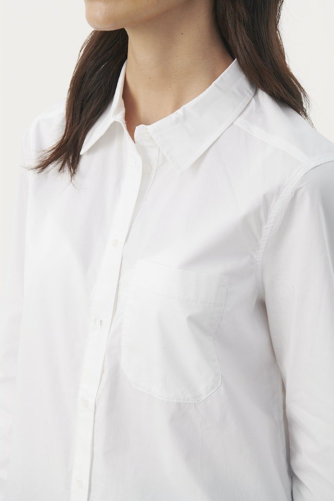 LulasPW Sh Shirt - Bright White - RUTHERFORD & Co