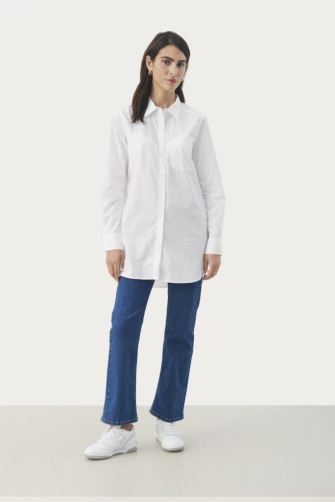 LulasPW Sh Shirt - Bright White - RUTHERFORD & Co