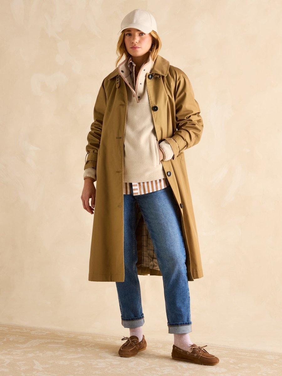 Lulworth Sand Funnel Neck Fleece - RUTHERFORD & Co