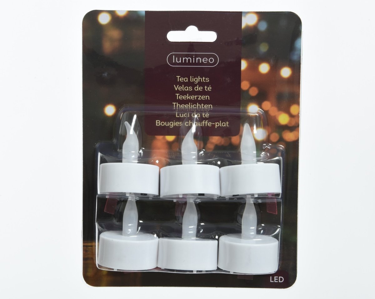 Lumineo Decorative Tealight with Realistic Flame Effect (72hrs) - RUTHERFORD & Co