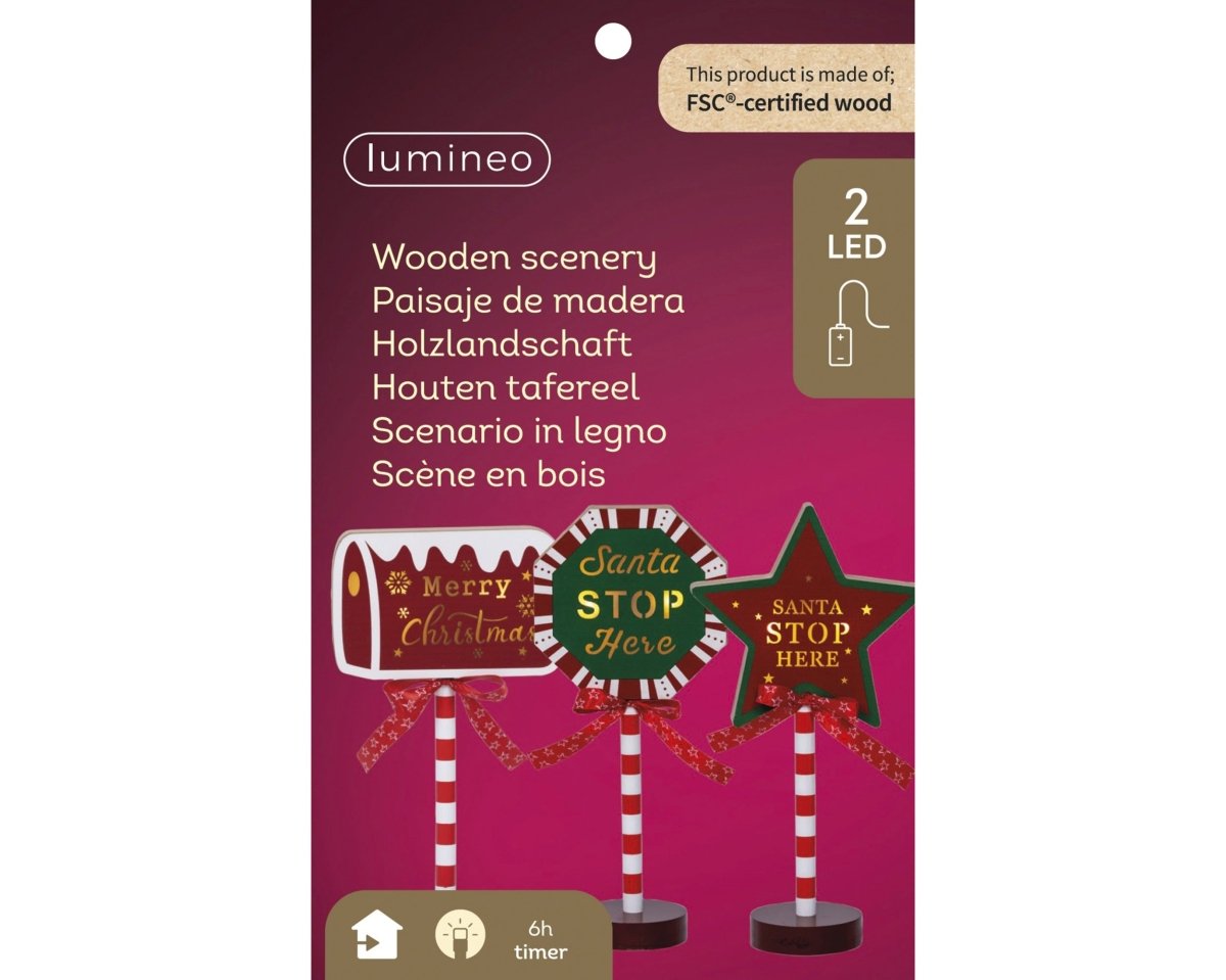 Lumineo LED Scenery - Multi (8 cm) - RUTHERFORD & Co