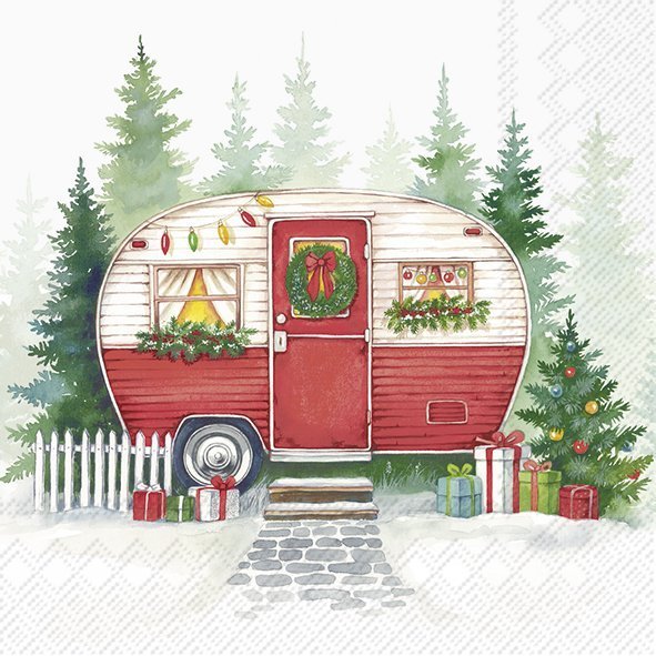 Lunch Napkins Festive Camper - RUTHERFORD & Co