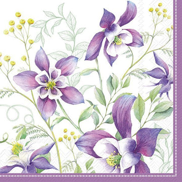 Lunch Napkins Lilac Summertime Lilac - RUTHERFORD & Co