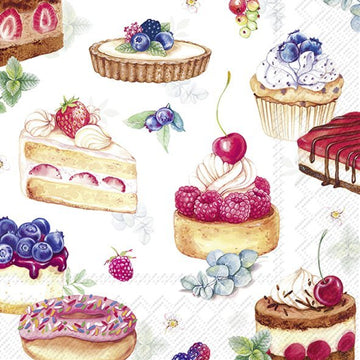 Lunch Napkins Something Sweet Green Blue - RUTHERFORD & Co