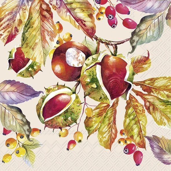 Lunch Napkins/Chestnut Magic - RUTHERFORD & Co