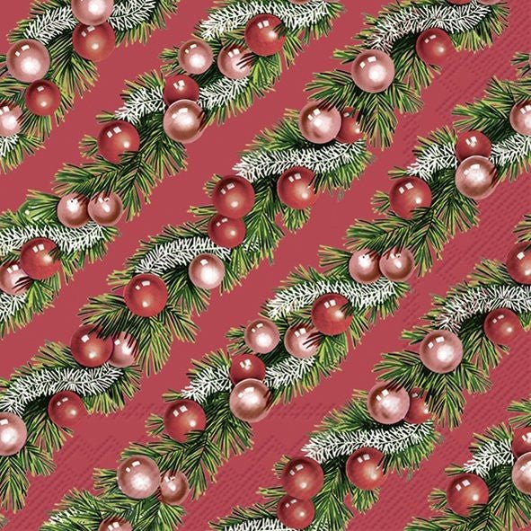 Lunch Napkins/Christmas Garland - RUTHERFORD & Co