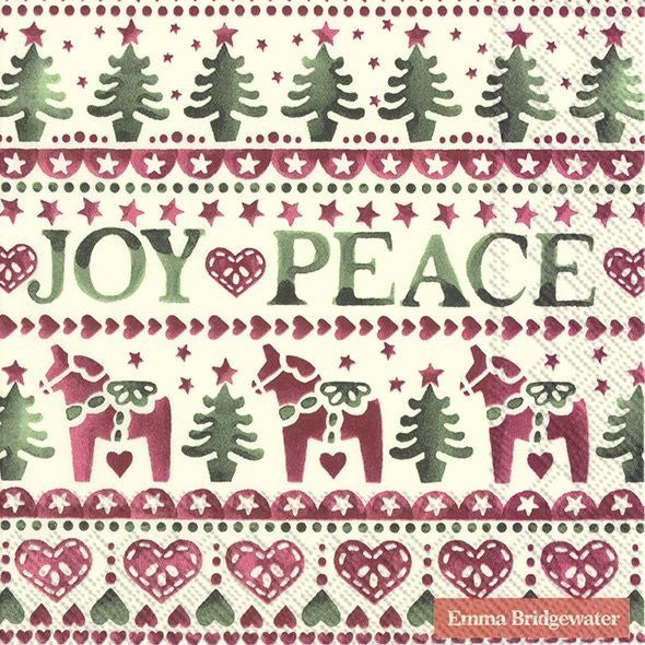 Lunch Napkins/Christmas Joy - RUTHERFORD & Co
