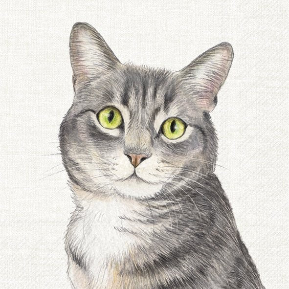 Lunch Napkins/Farm Cat - RUTHERFORD & Co
