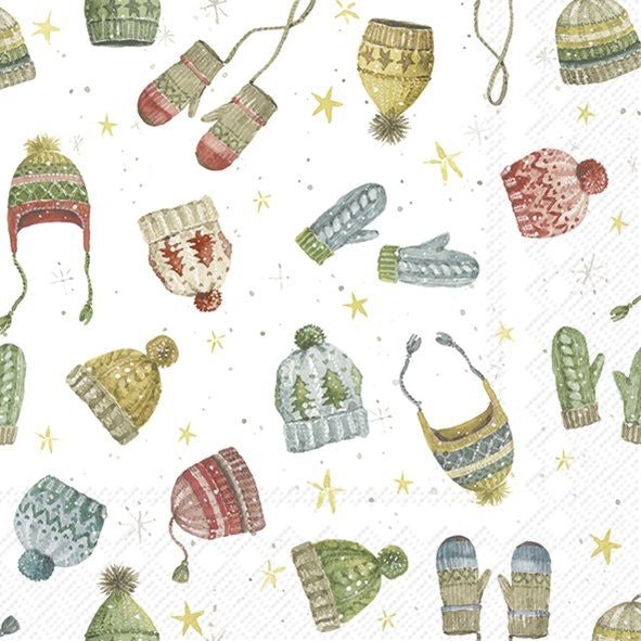 Lunch Napkins/Hats And Gloves - RUTHERFORD & Co