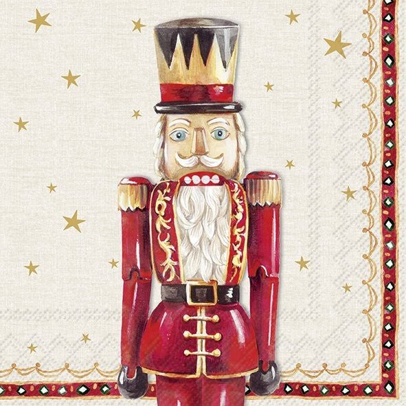 Lunch Napkins/Nutcracker Figure - RUTHERFORD & Co