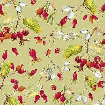 Lunch Napkins/Rose Hips - RUTHERFORD & Co