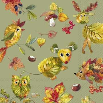 Lunch Napkins/Shades Of Fall - RUTHERFORD & Co