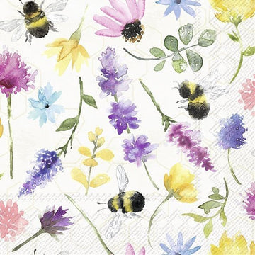 Lunch Napkins/Summer Bees - RUTHERFORD & Co
